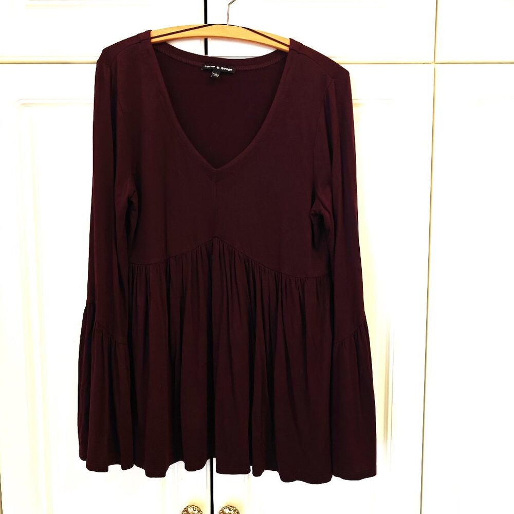 Cable & Gauge PurpleTop, Size Large, New